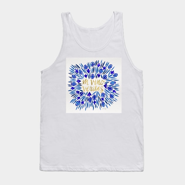 vino veritas navy Tank Top by CatCoq